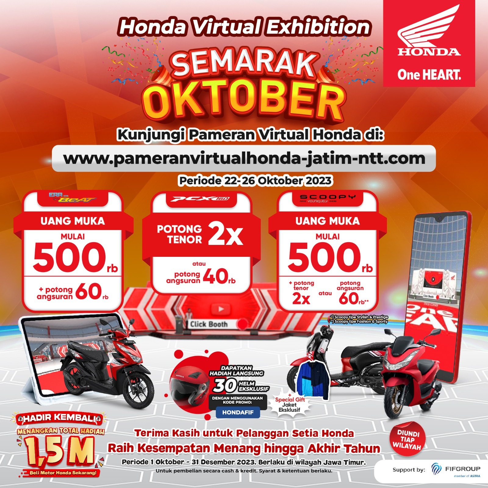 Semarak Oktober di Pameran Virtual Honda