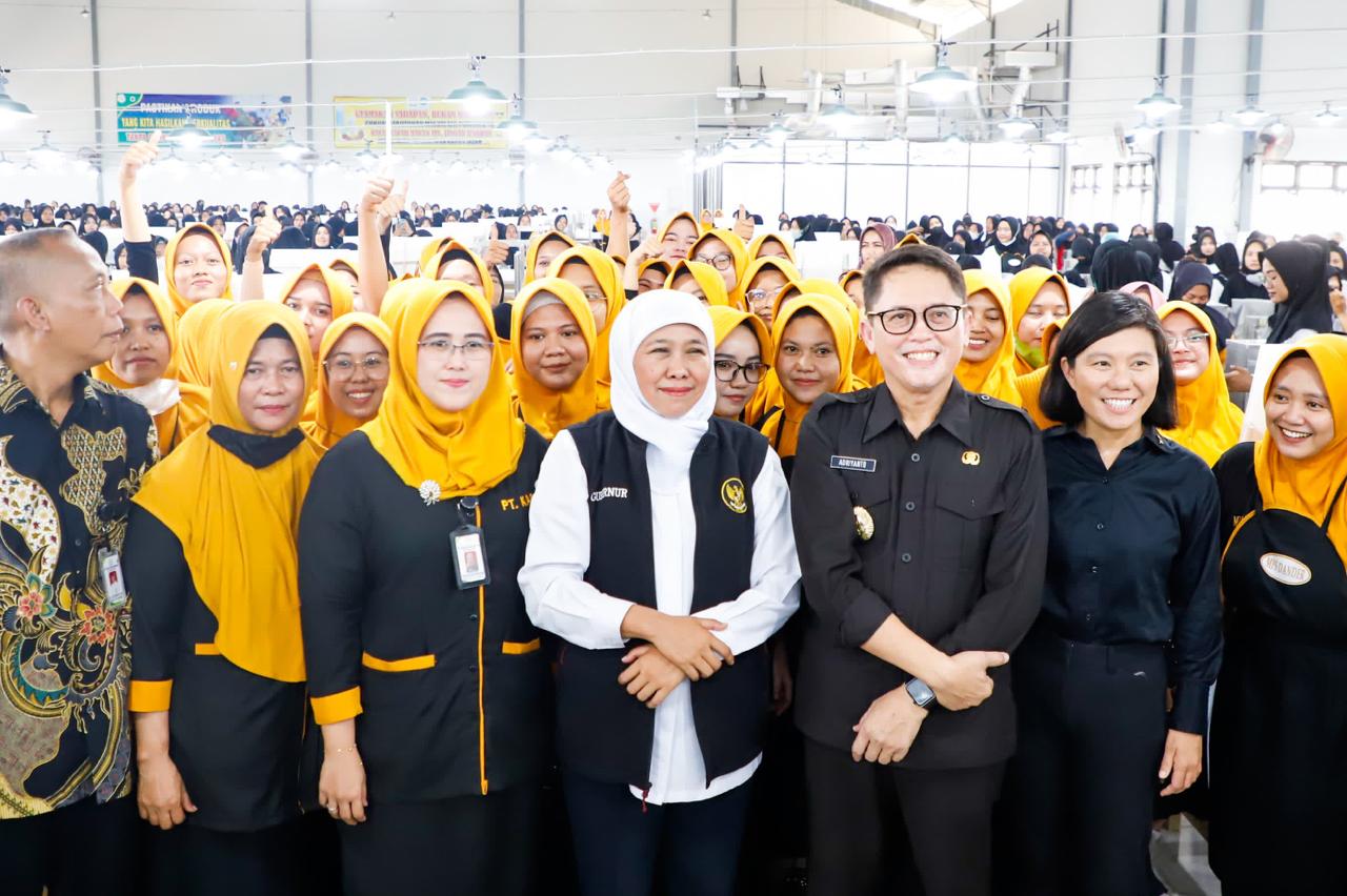 Pj Bupati Bojonegoro Dampingi Gubernur Resmikan Mitra Produksi Sigaret Dander