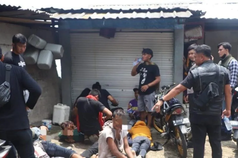 Puluhan Budak Narkoba Satu Desa Diamankan Satreskoba Polres Mojokerto