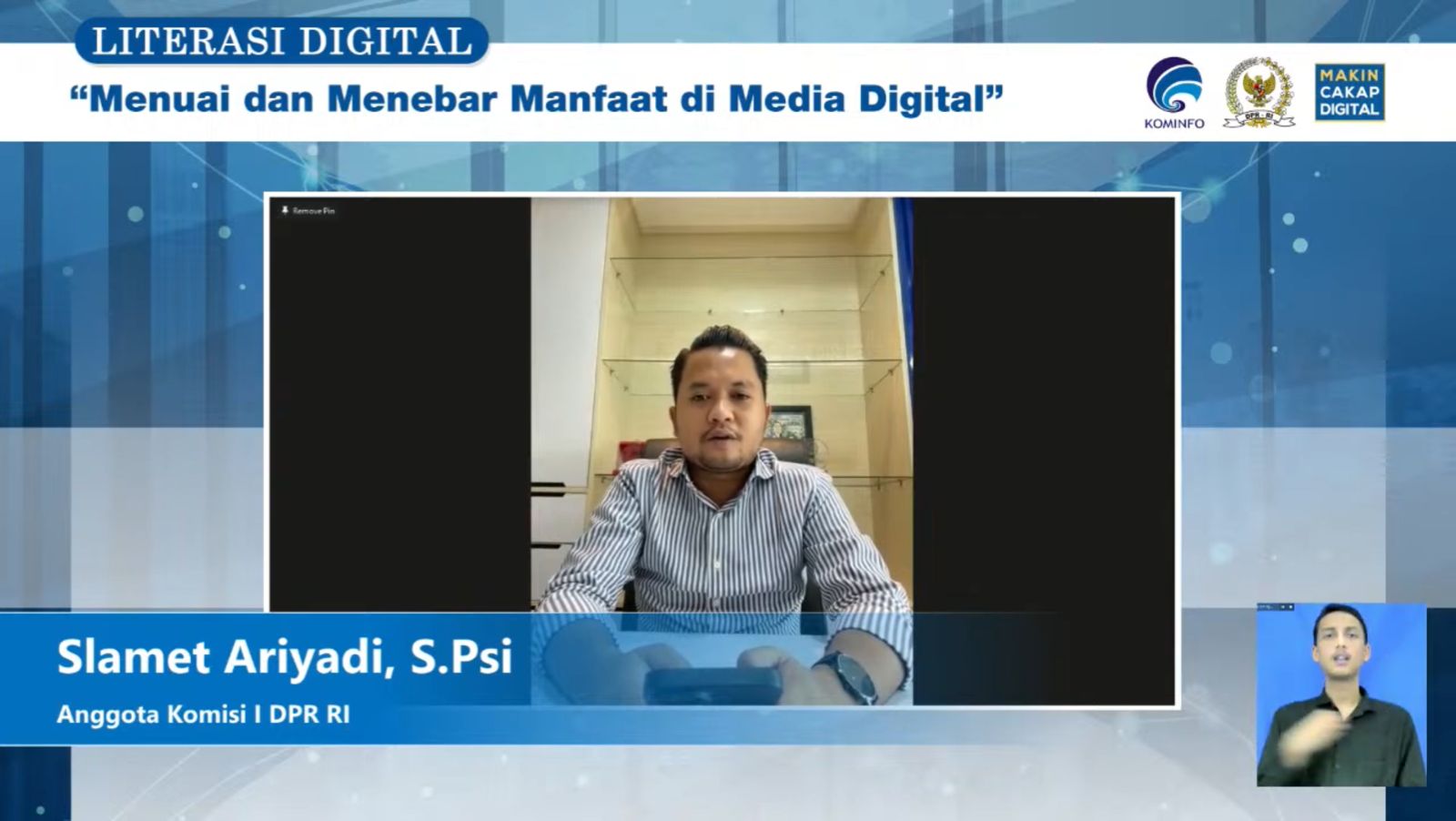 Ditjen APTIKA dan Komisi I Gelar Seminar Manfaat Media Digital