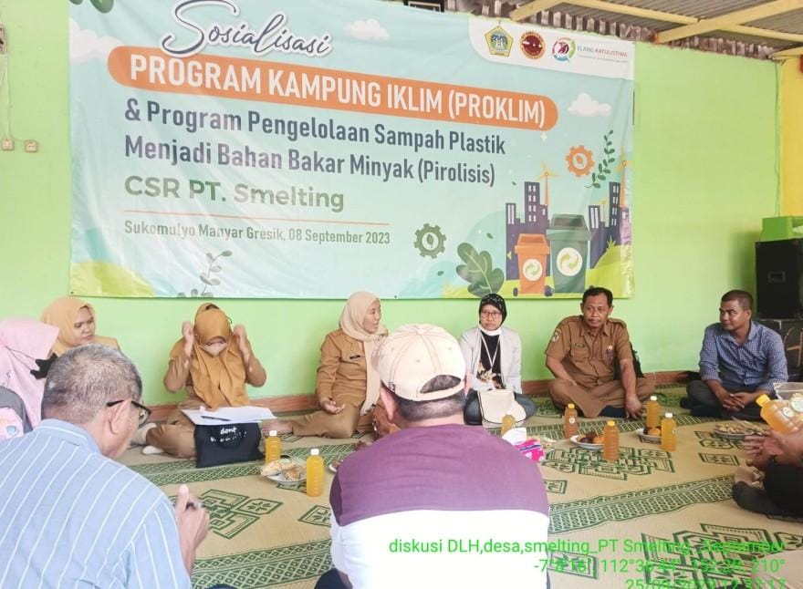 Menilik Kampung Iklim Desa Sukomulyo Manyar Gresik, Dikembangkan dengan Kolaborasi CSR Perusahan 