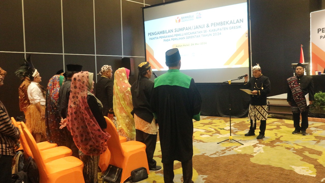 Pelantikan Panwascam Untuk Pilkada Serentak 2024 Angkat Tema Politik Berbudaya