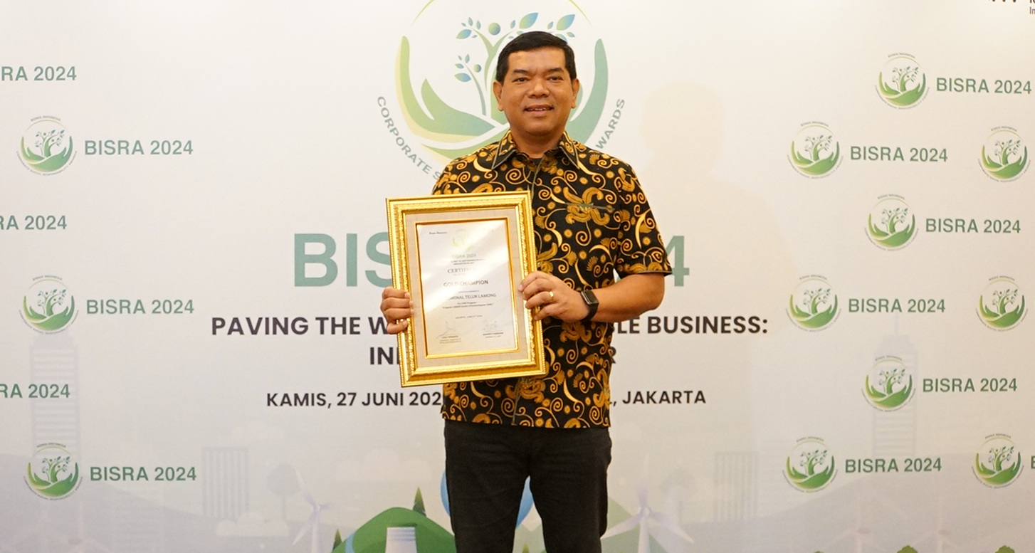 Usung Inovasi CSR Pemberdayaan UMKM, Terminal Teluk Lamong Raih Gold Kategori BISRA 2024