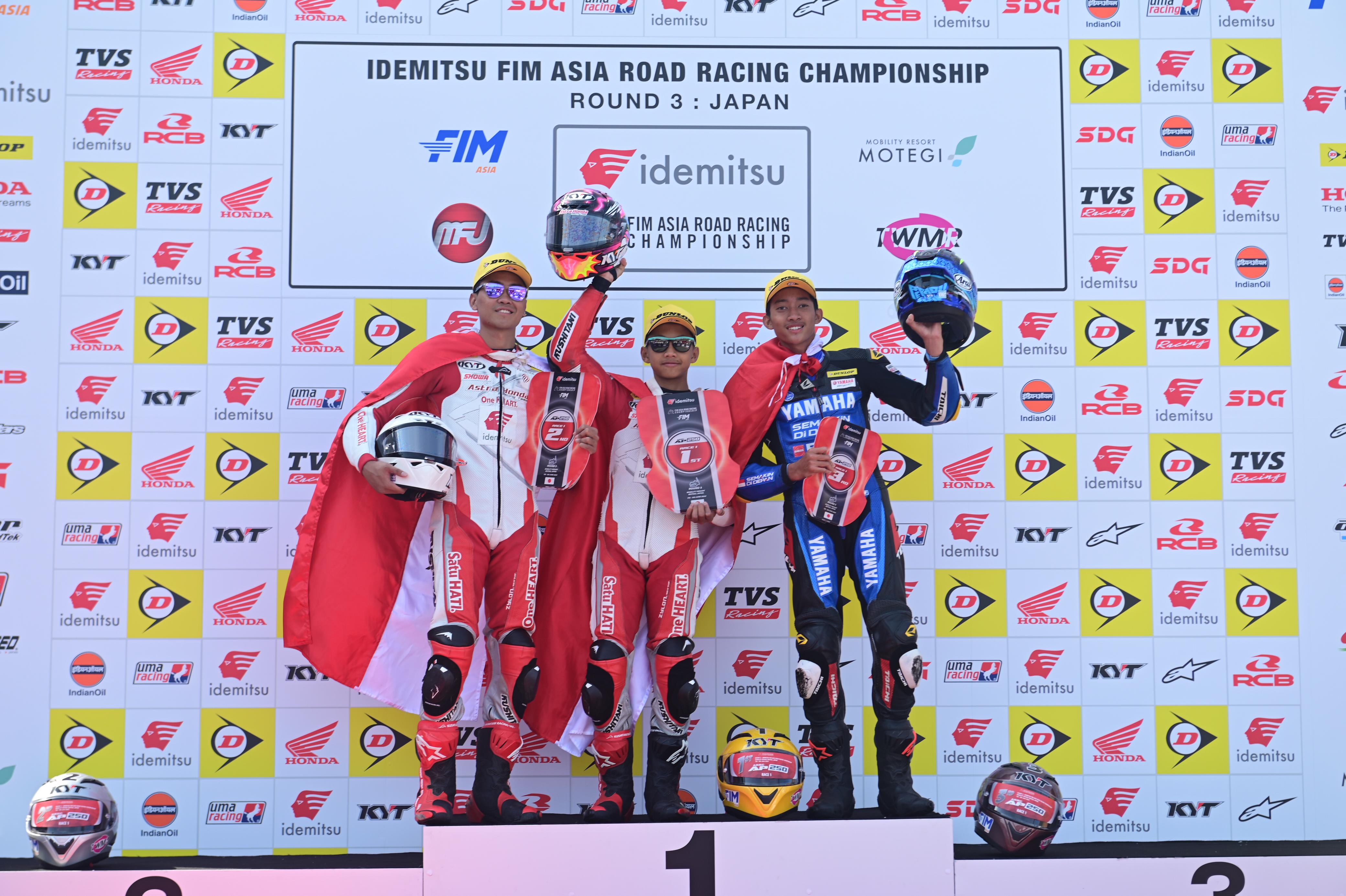 Dominasi Pebalap Astra Honda dengan CBR Series Taklukan ARRC Motegi