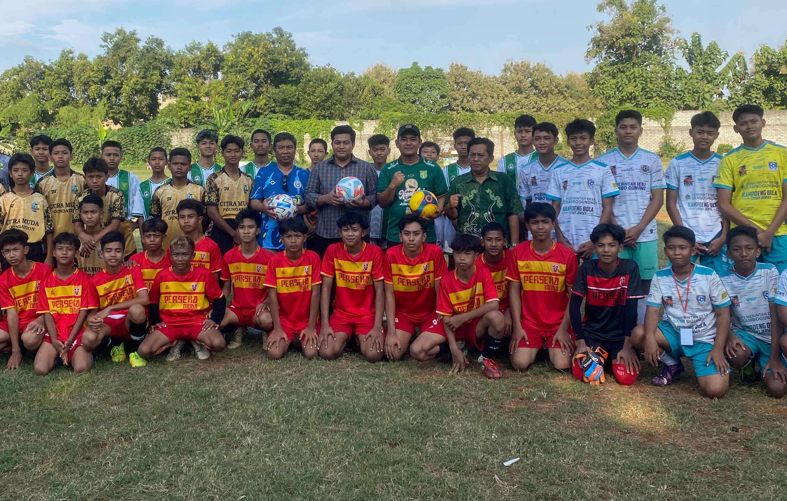 Kunjungi Turnamen Liga Gresik Utara U-15, Cabup Syahrul Munir Punya Program Pembibitan Talenta Muda Sepak Bola