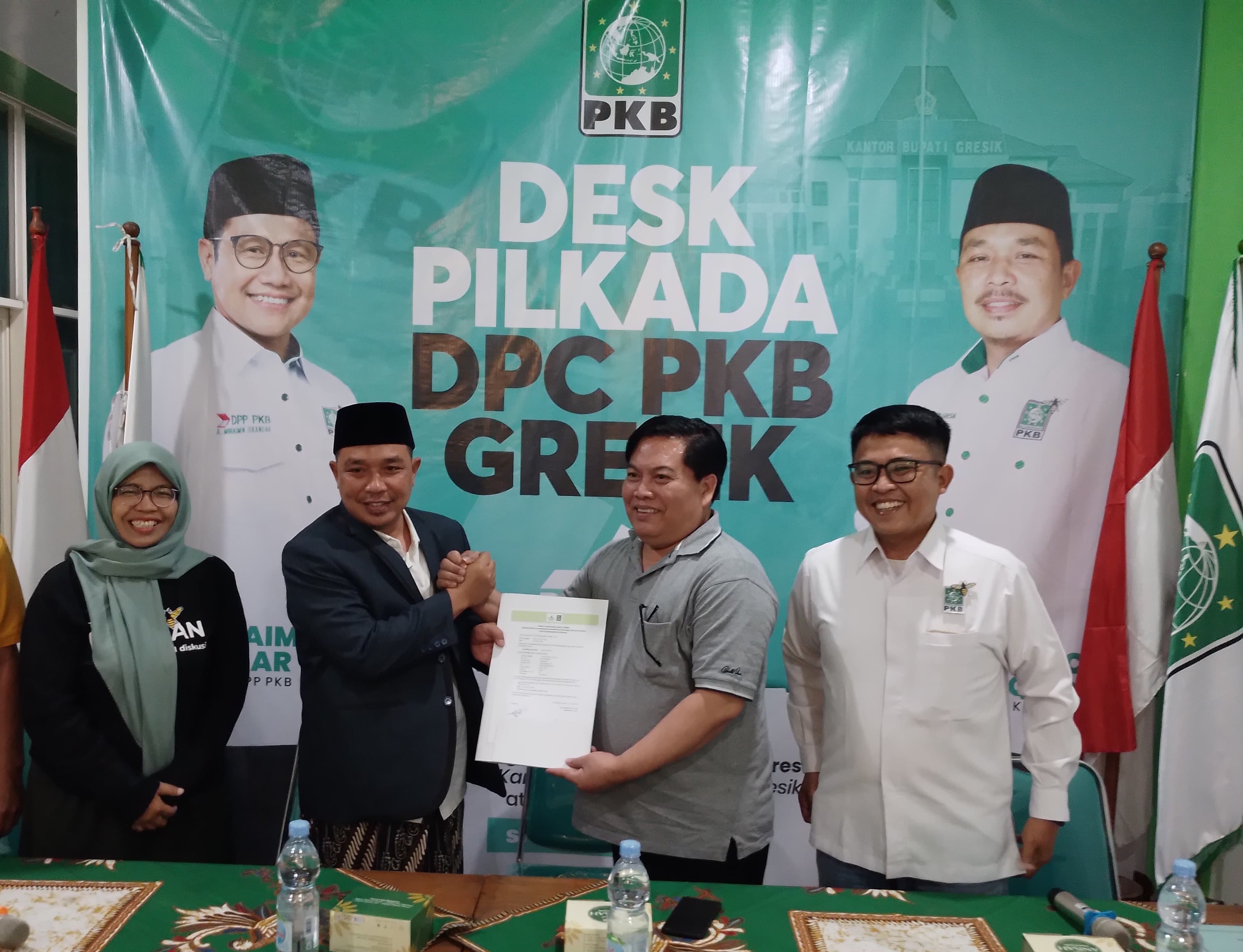 Tri Putro Utomo Resmi Daftar Cawabup Gresik di PKB