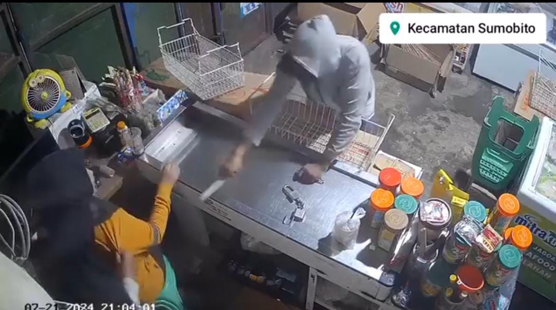 Perampok Beraksi di Jombang Todongkan Pisau ke Pemilik Toko Kelontong, Uang Rp7,8 Juta Digasak