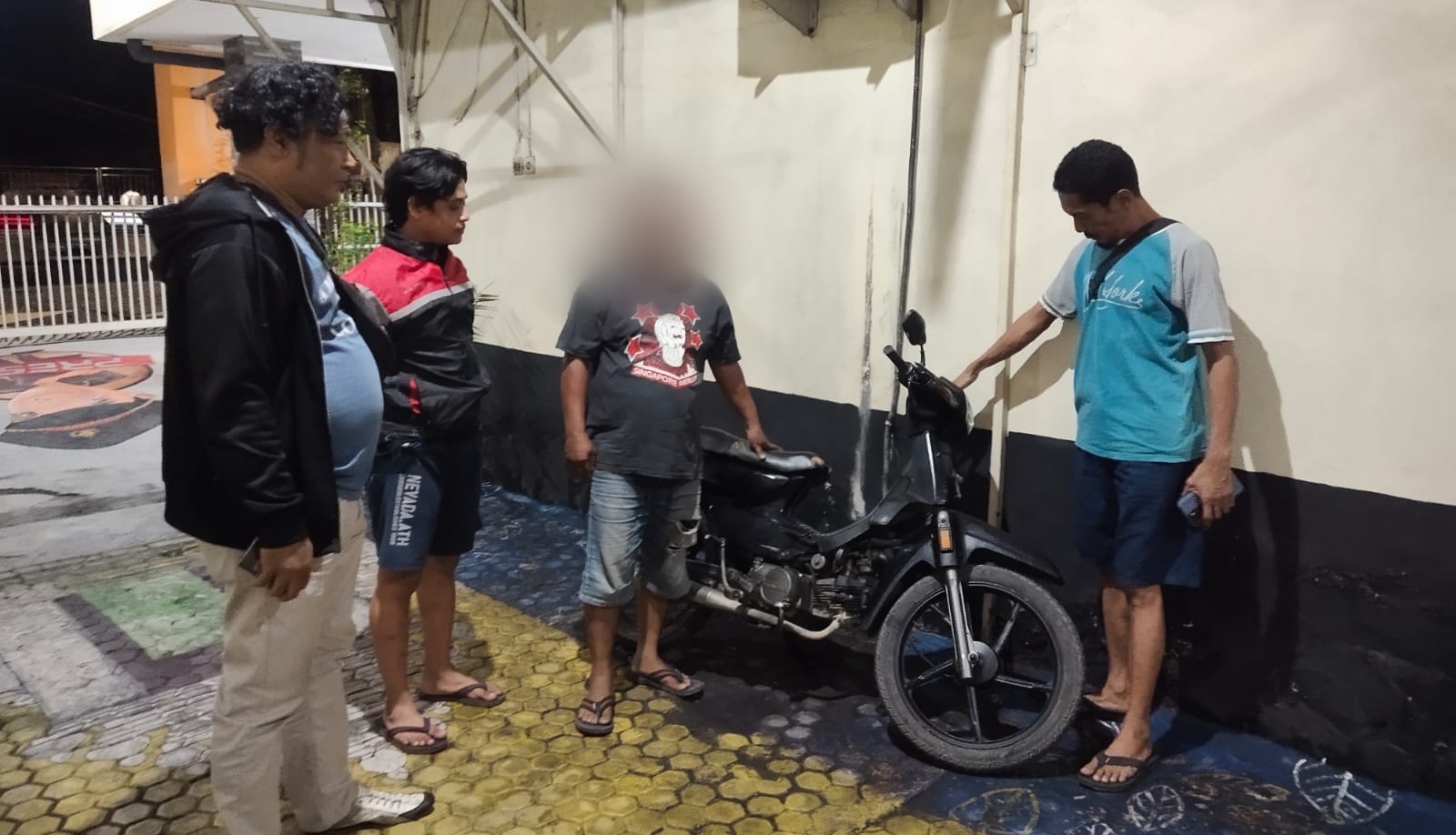 Polsek Cerme Ringkus Pencuri Motor Jadul di Desa Gedangkulut Gresik