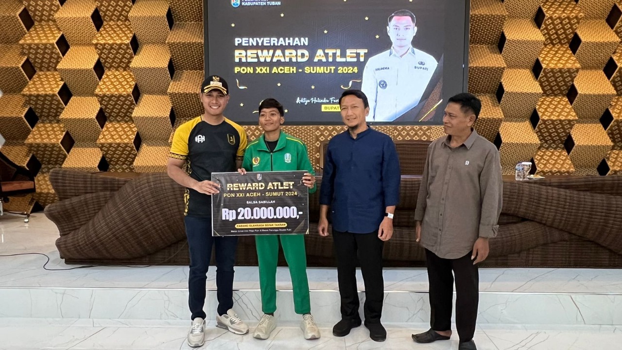 13 Atlet yang Berlaga di PON dan 4 Kafilah MTQ Dapat Reward dari Pemkab Tuban  