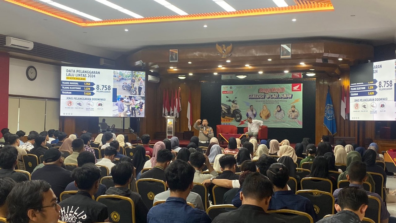 Seminar “Slow Down, Life Up” Berkendara ala Anak Muda di Malang