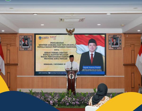 Kunjungan Kerja Pertama ke Jateng, Menteri Nusron: Samakan Gelombang Pemikiran dan Filosofi untuk Mencapai Tujuan