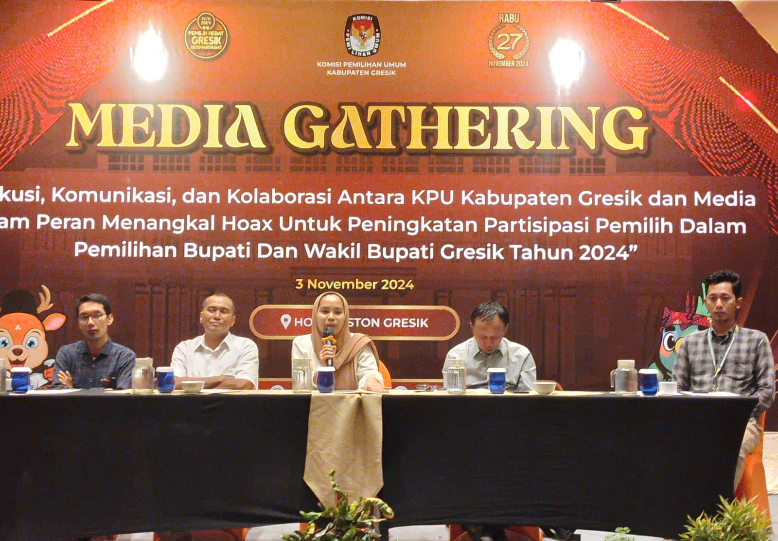 KPU Gresik Tidak Fasilitasi APK Kotak Kosong Nomor Urut 2