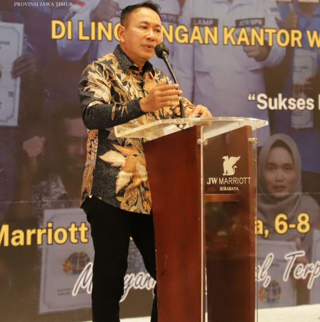Kantah ATR/BPN Tulungagung Ikuti Monev Kanwil BPN Jawa Timur