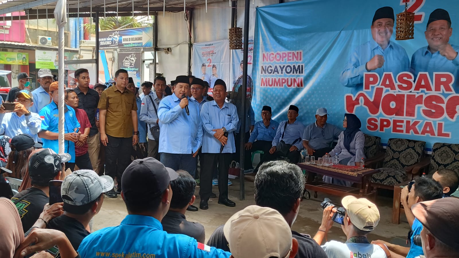 Temui Ratusan Pelaku Usaha Kecil, Warsubi-Salman Komitmen Melalui UMKM Tekan Pengangguran di Jombang