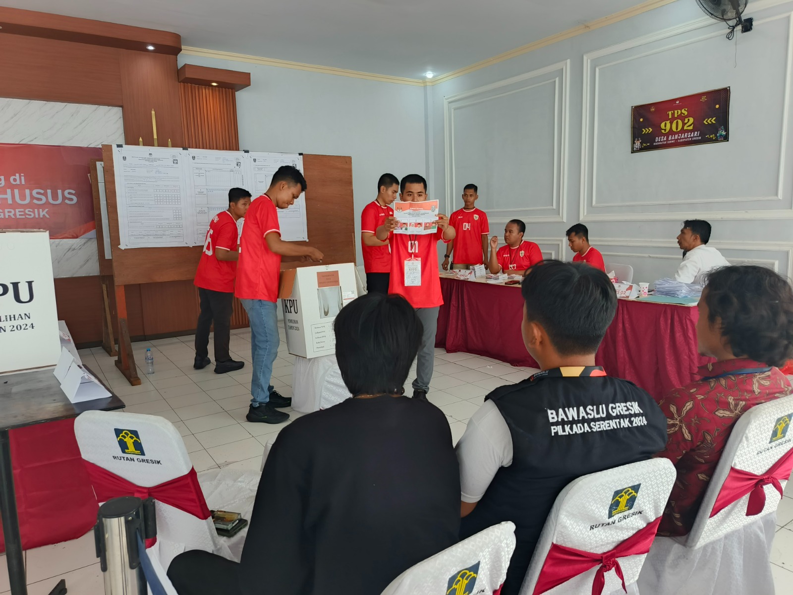 Yani-Alif Menang di TPS Rutan IIB Kabupaten Gresik