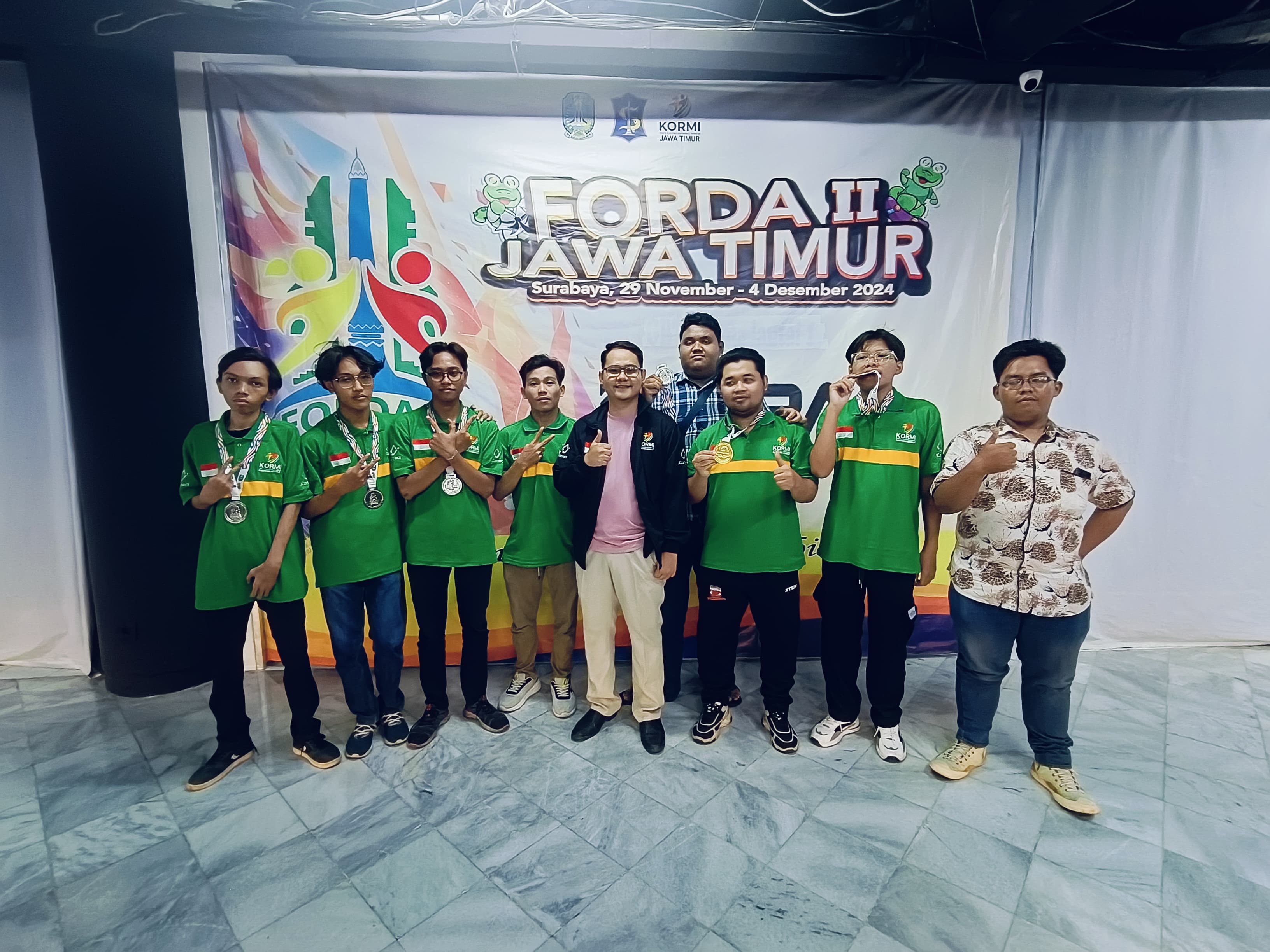IESPA Kabupaten Sidoarjo Raih Tiga Medali Pada FORDA II Surabaya 2024