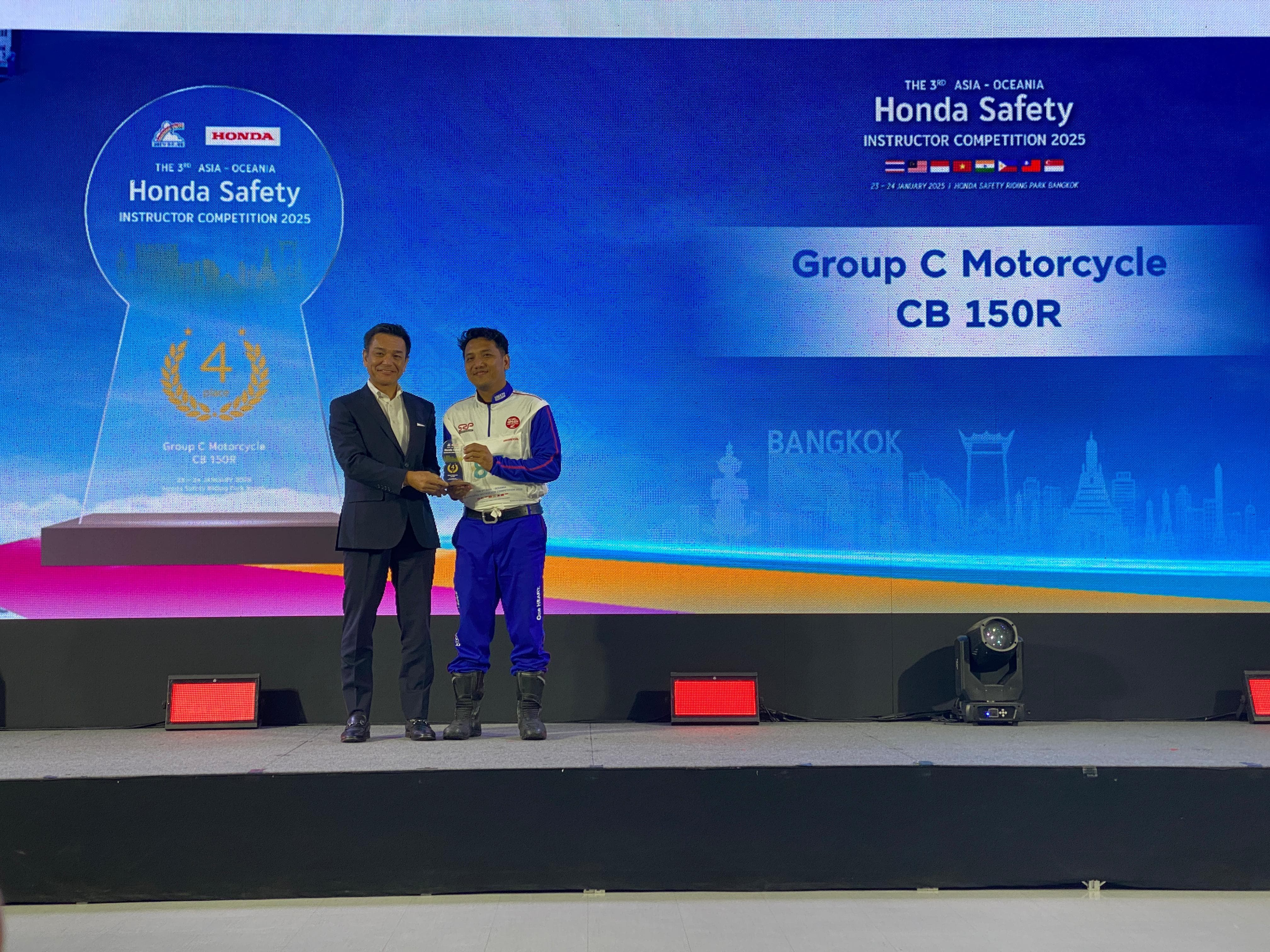 Instruktur Safety Riding MPM Honda Jatim Kembali Raih Prestasi di Level Asia & Oceania