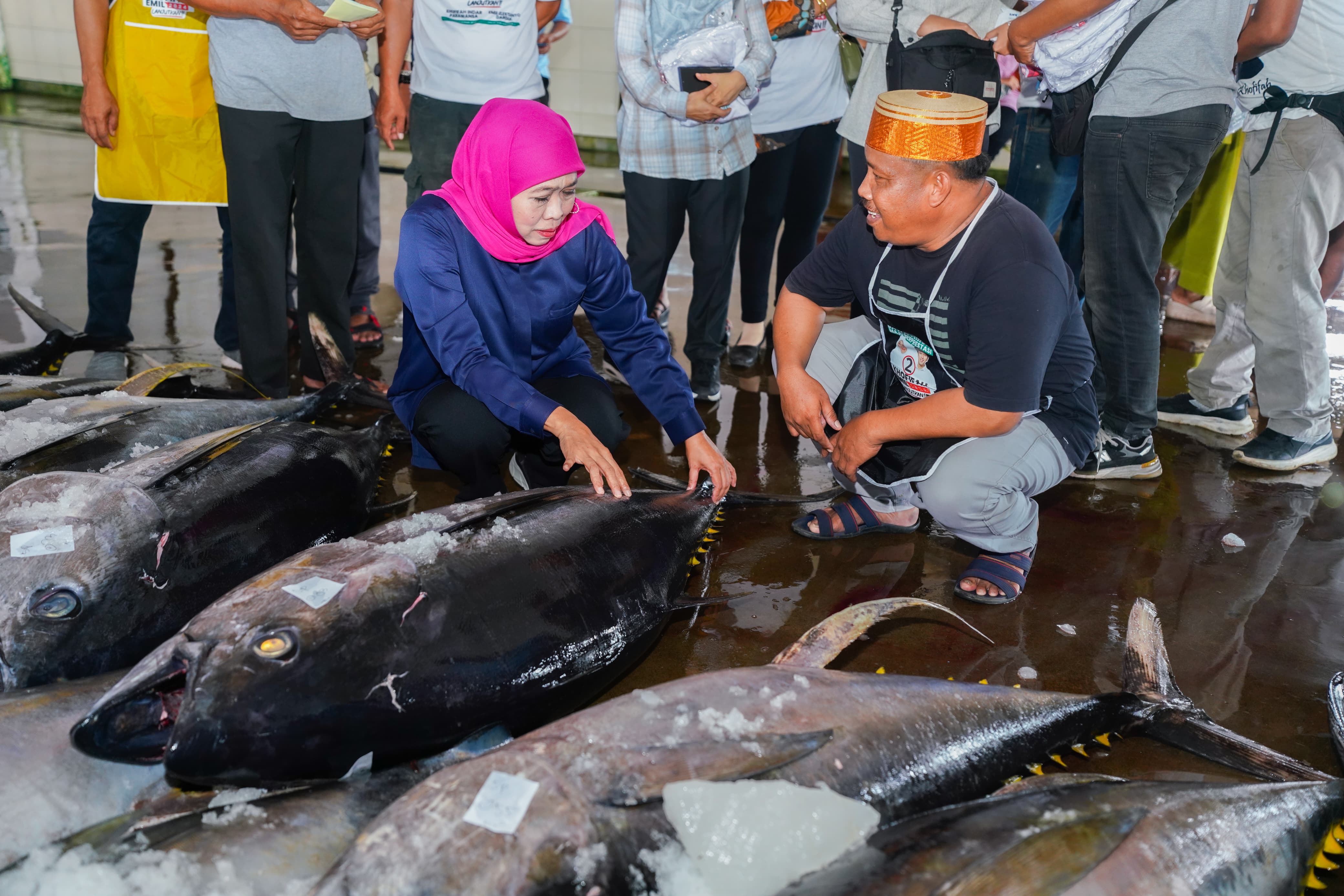 385 Ribu Ton Hasil Laut Jatim Diekspor