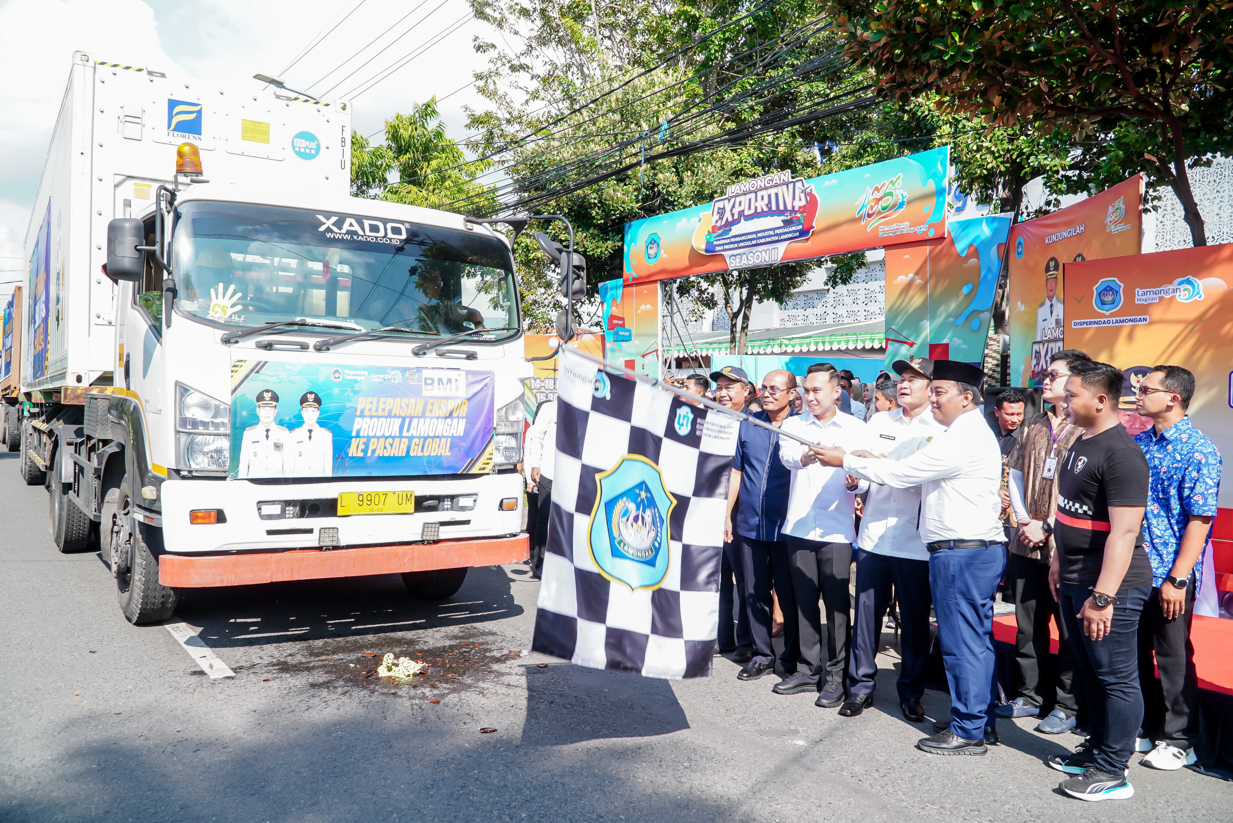 Ekspor Perdana 2025 Resmi Dilepas, Lamongan Exportiva II Dibuka untuk Dorong Daya Saing Global