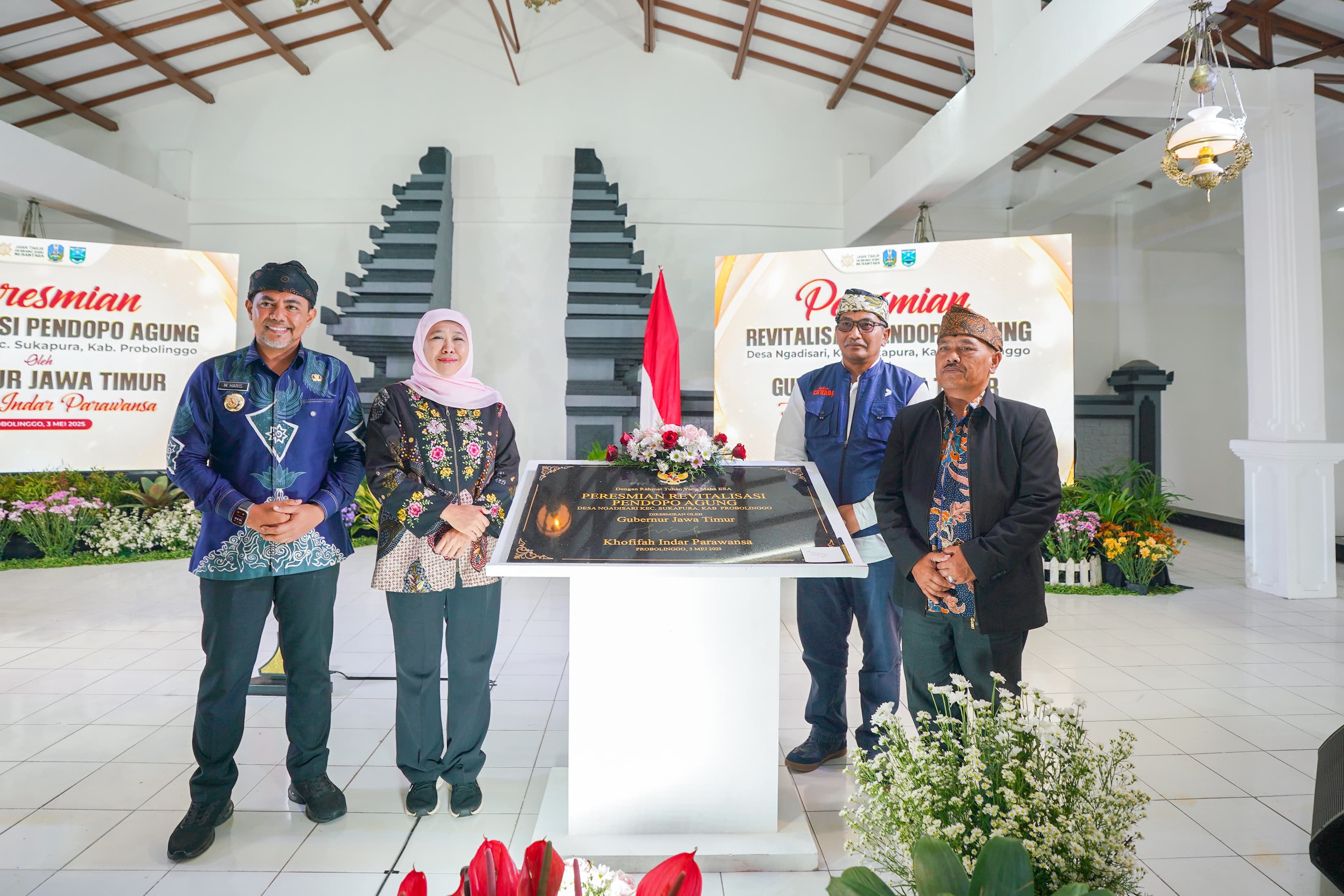 Pendopo Agung Ngadisari Rampung Direvitalisasi, Gubernur Khofifah Optimis Jadi Penguat Budaya Suku Tengger - Bromo
