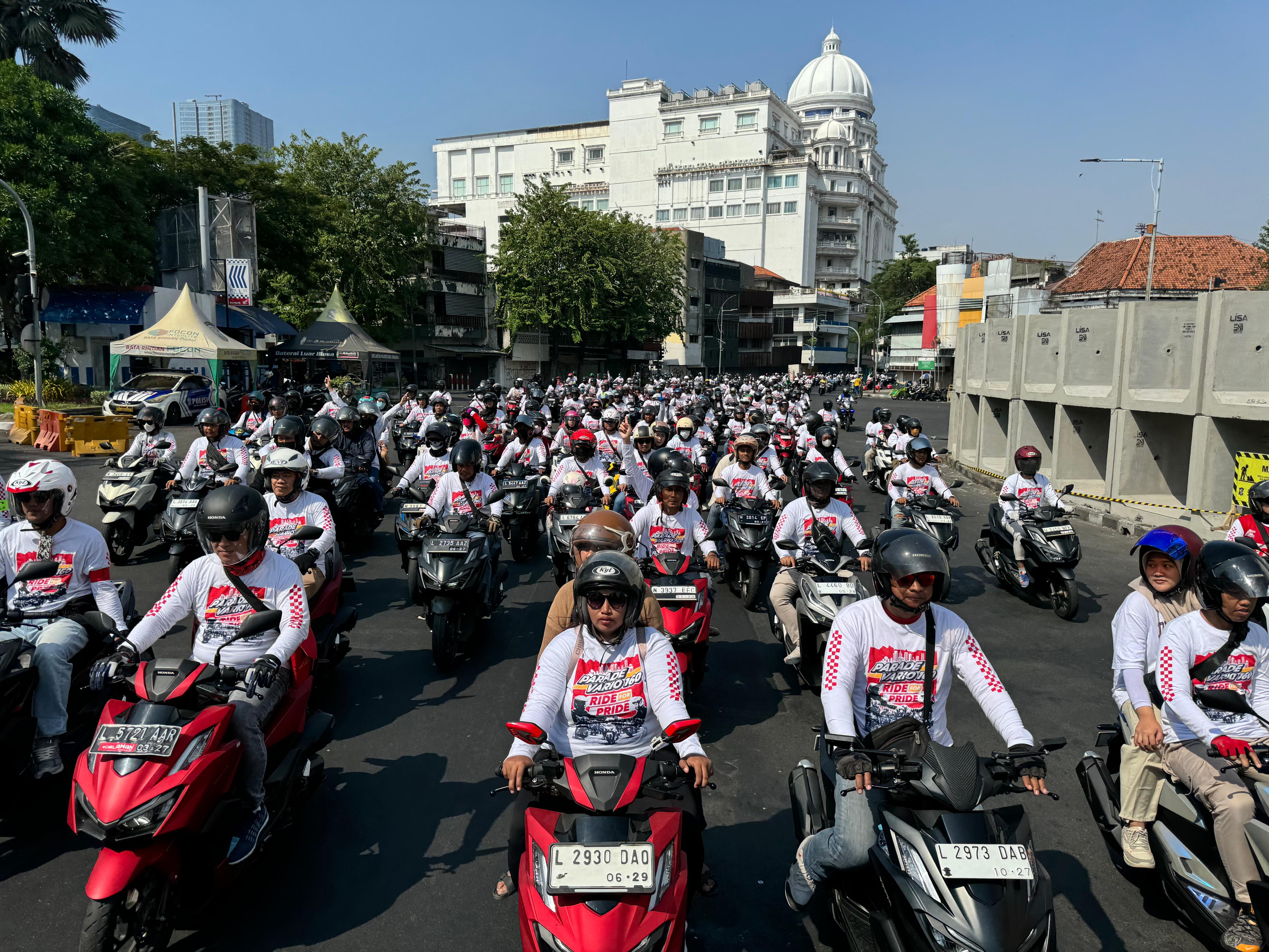 Parade Vario 160 Siap Digelar, MPM Honda Jatim Ingatkan Pentingnya #Cari Aman