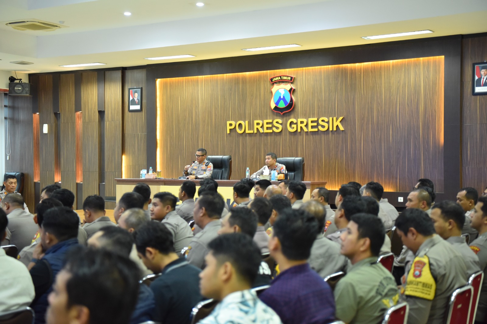 Peran Bhabinkamtibmas Sangat Penting, Kapolres Gresik Tegaskan Peran Humanis Polisi
