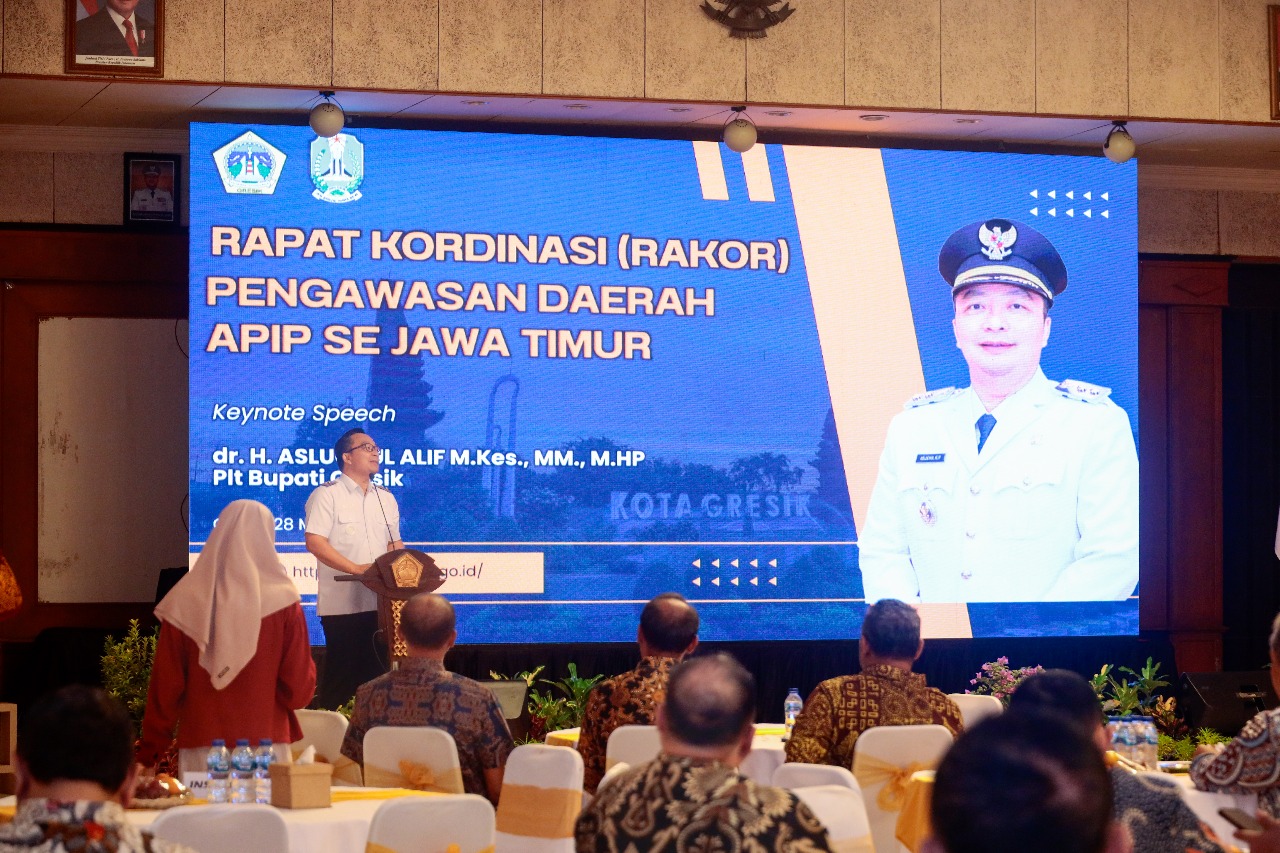 Gresik Jadi Tuan Rumah Rakorwasda APIP se-Jatim, Sinergi Menuju MCP 2025 Diperkuat