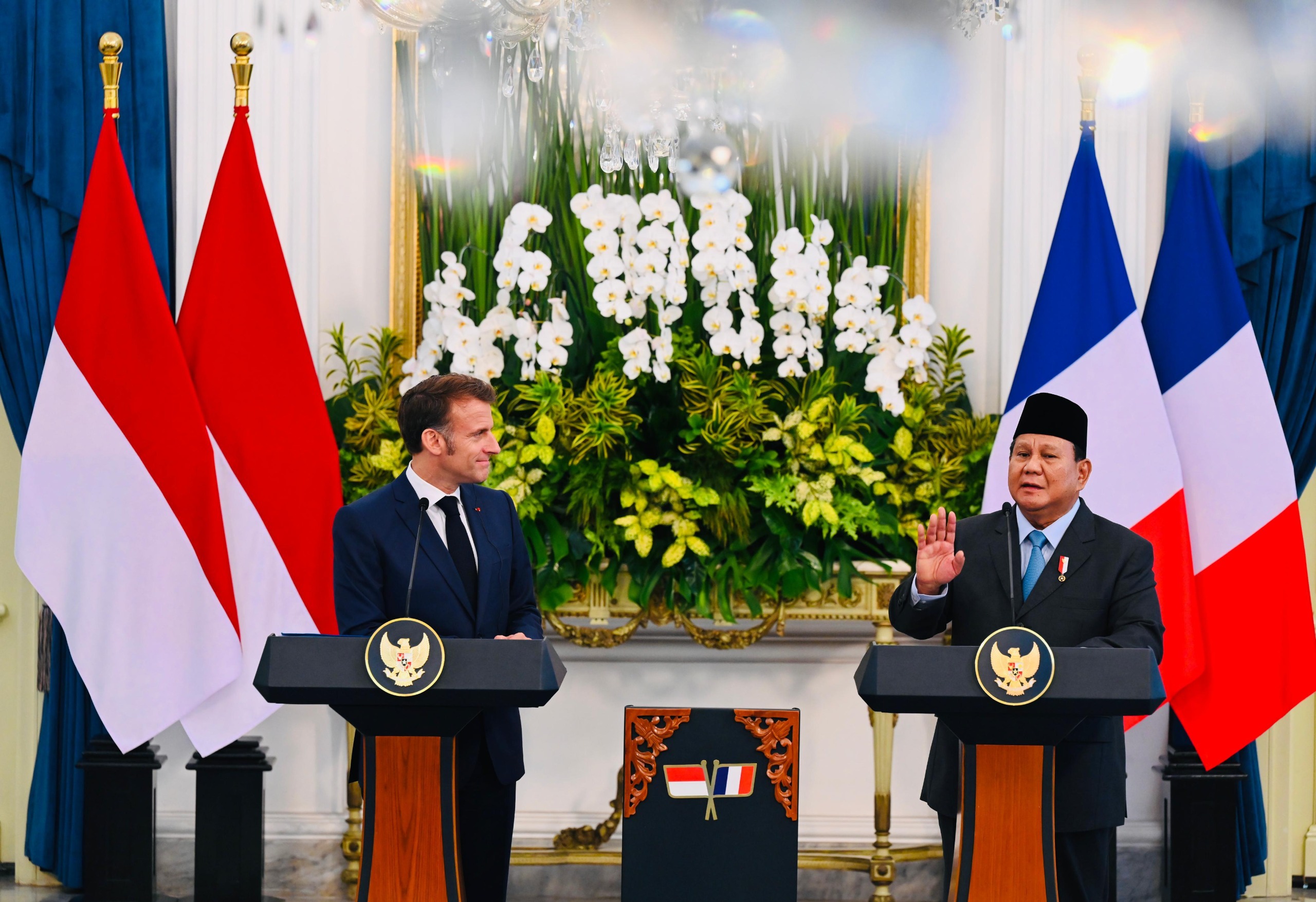 PLN, HDF Energy, dan PT SMI Perkuat Kolaborasi Energi Hidrogen Hijau, Disaksikan Presiden RI dan Prancis