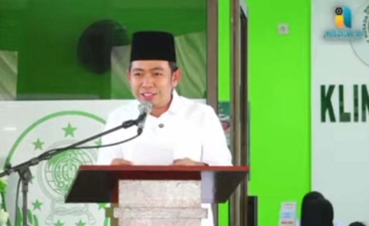 Pidato Kocak Bupati Fawait di Klinik NU : Ayub Junaedi "Macaknya" Cocok Jadi Wabup