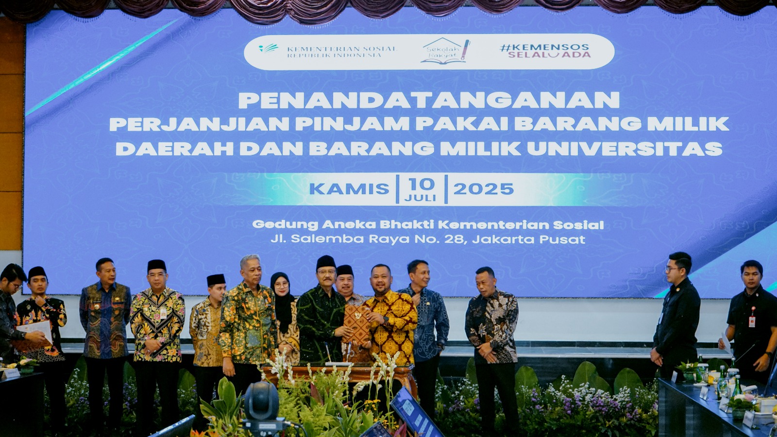 Gresik Dukung Sekolah Rakyat: Bupati Resmikan Kerja Sama Pinjam Pakai Aset dengan Kemensos