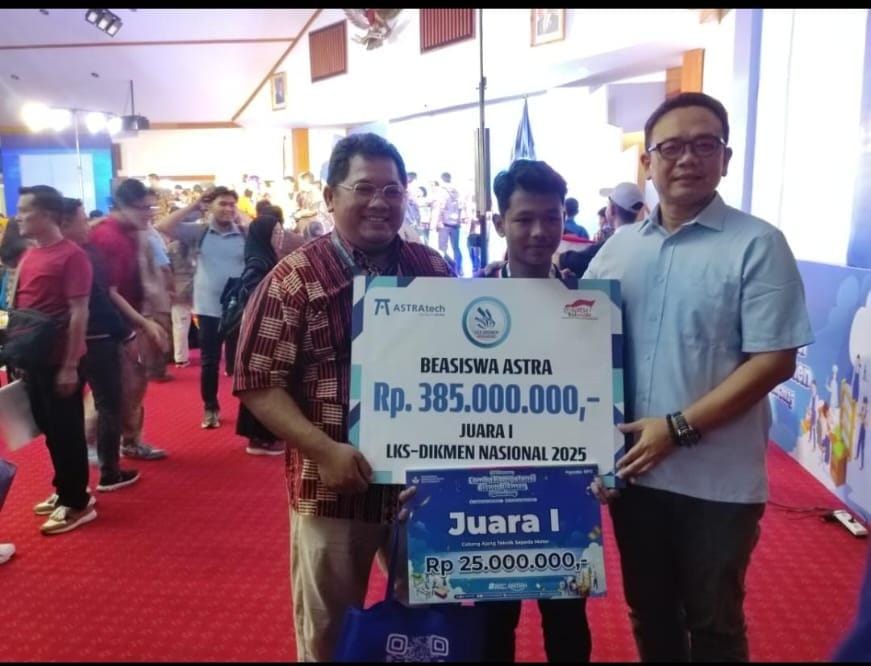SMK Binaan MPM Honda Jatim Torehkan Prestasi Gemilang di LKS Nasional 2025