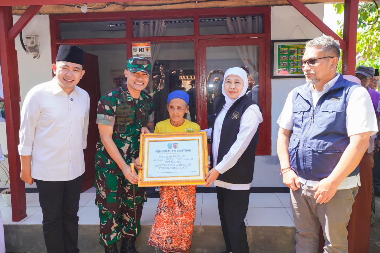 Gubernur Khofifah Pastikan Program Rutilahu di Jember Hadirkan Hunian Aman, Sehat, dan Layak Huni