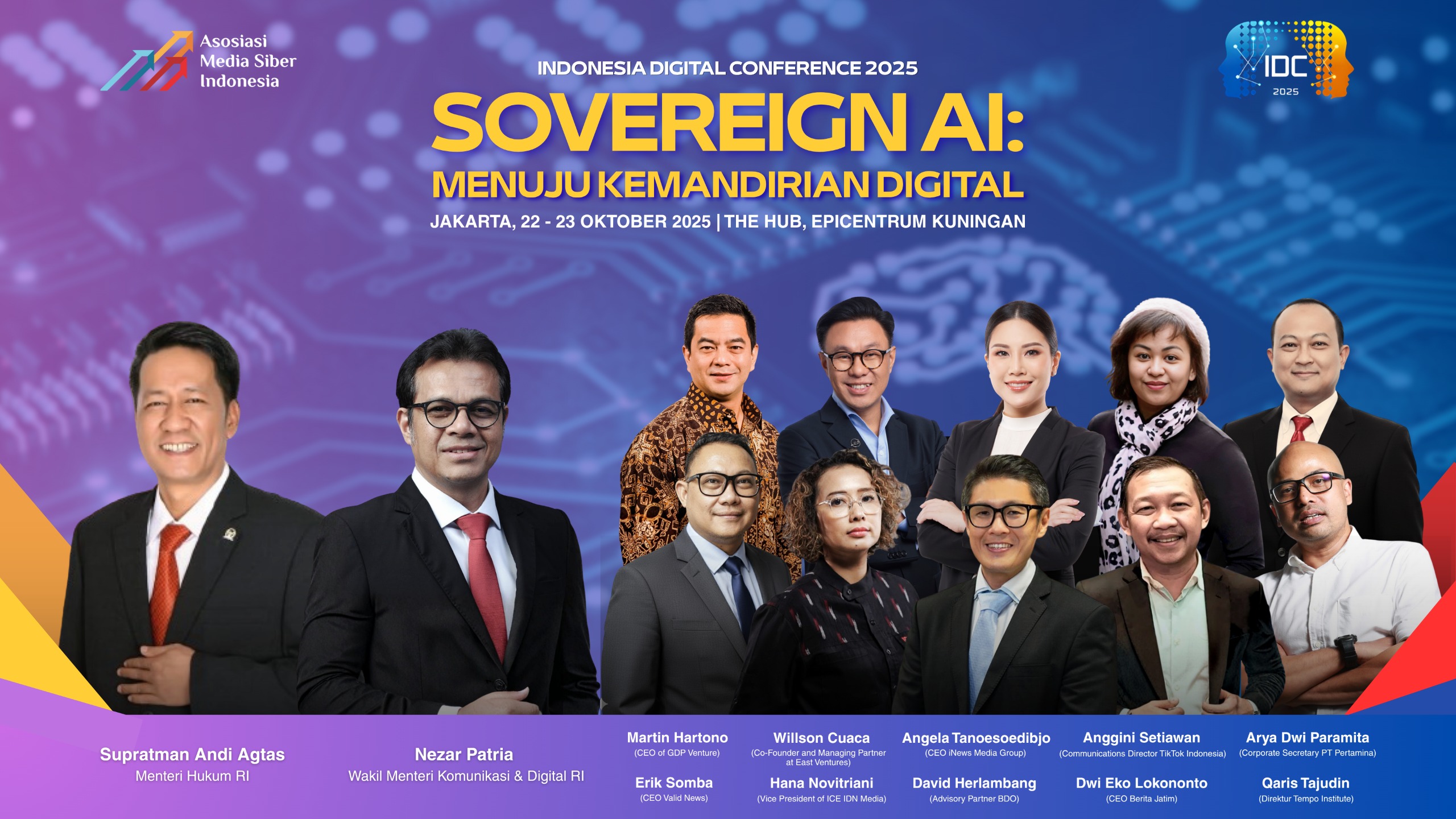 AMSI Gelar Indonesia Digital Conference (IDC) 2025, Angkat Tema ‘Sovereign AI: Menuju Kemandirian Digital’