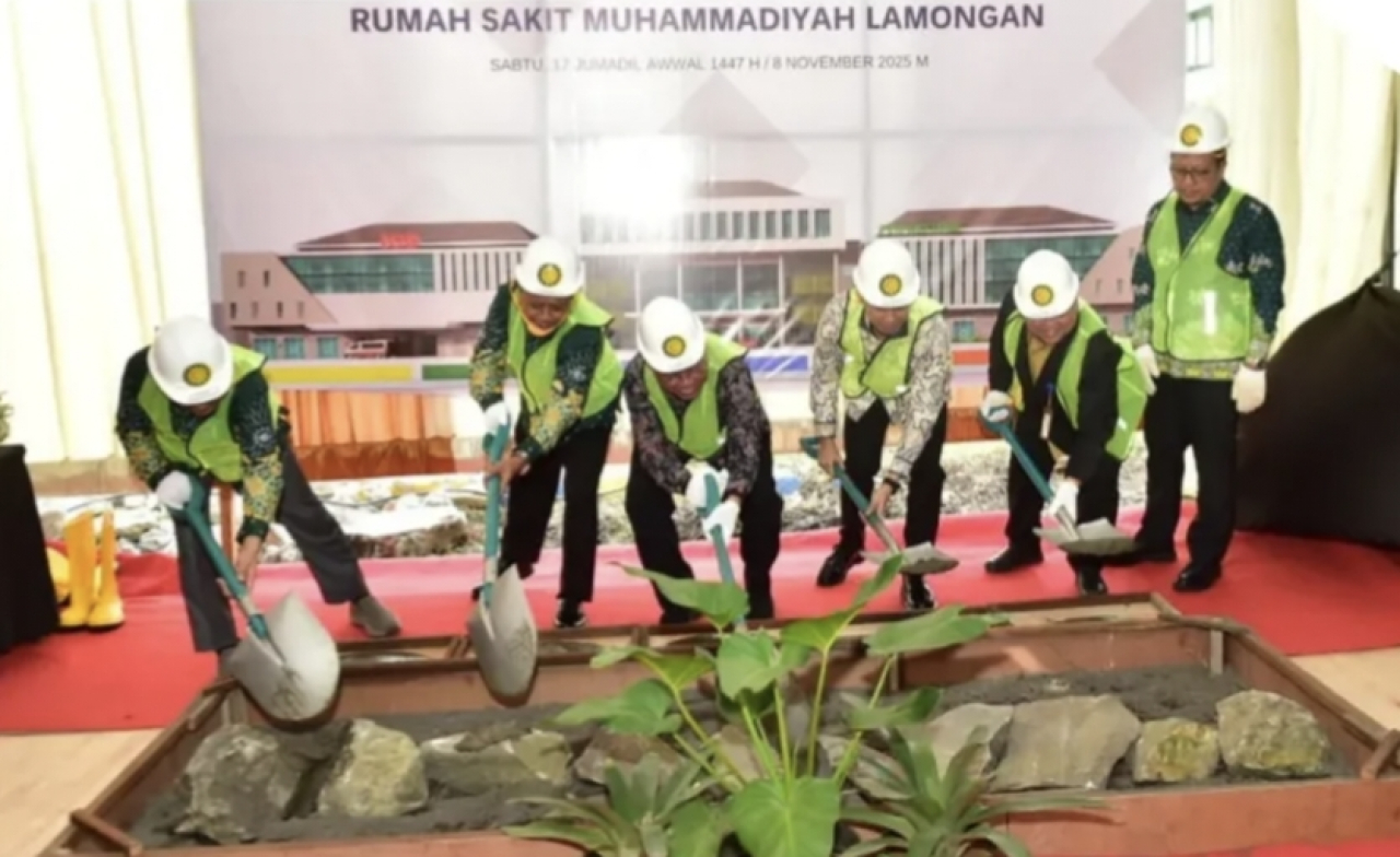 Dorong Lamongan Sehat, Wabup Dirham Hadiri Groundbreaking IGD Bertaraf Internasional RSML