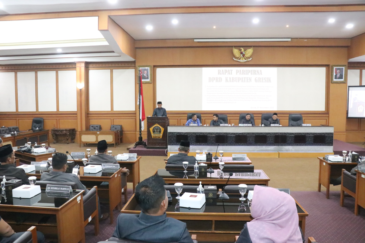 DPRD Gresik Rampungkan Dua Ranperda Strategis, Bapemperda Tekankan Penguatan Aset dan Transparansi Modal