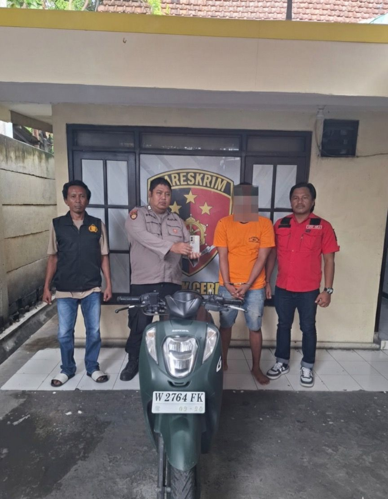 Polsek Cerme Ringkus Pelaku Curanmor dan Amankan BB