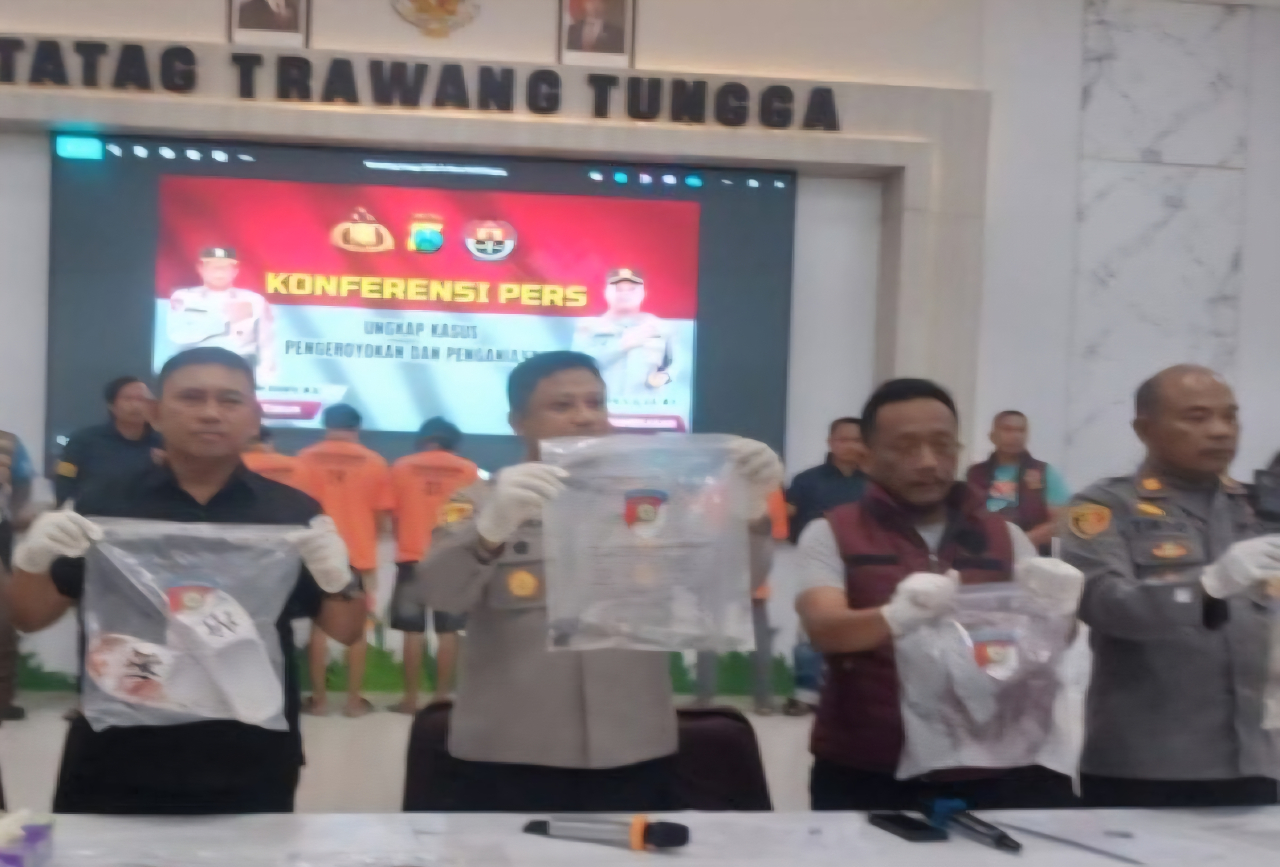 Tewaskan 2 Orang, Polres Pamekasan Ringkus 5 Anggota Geng Motor