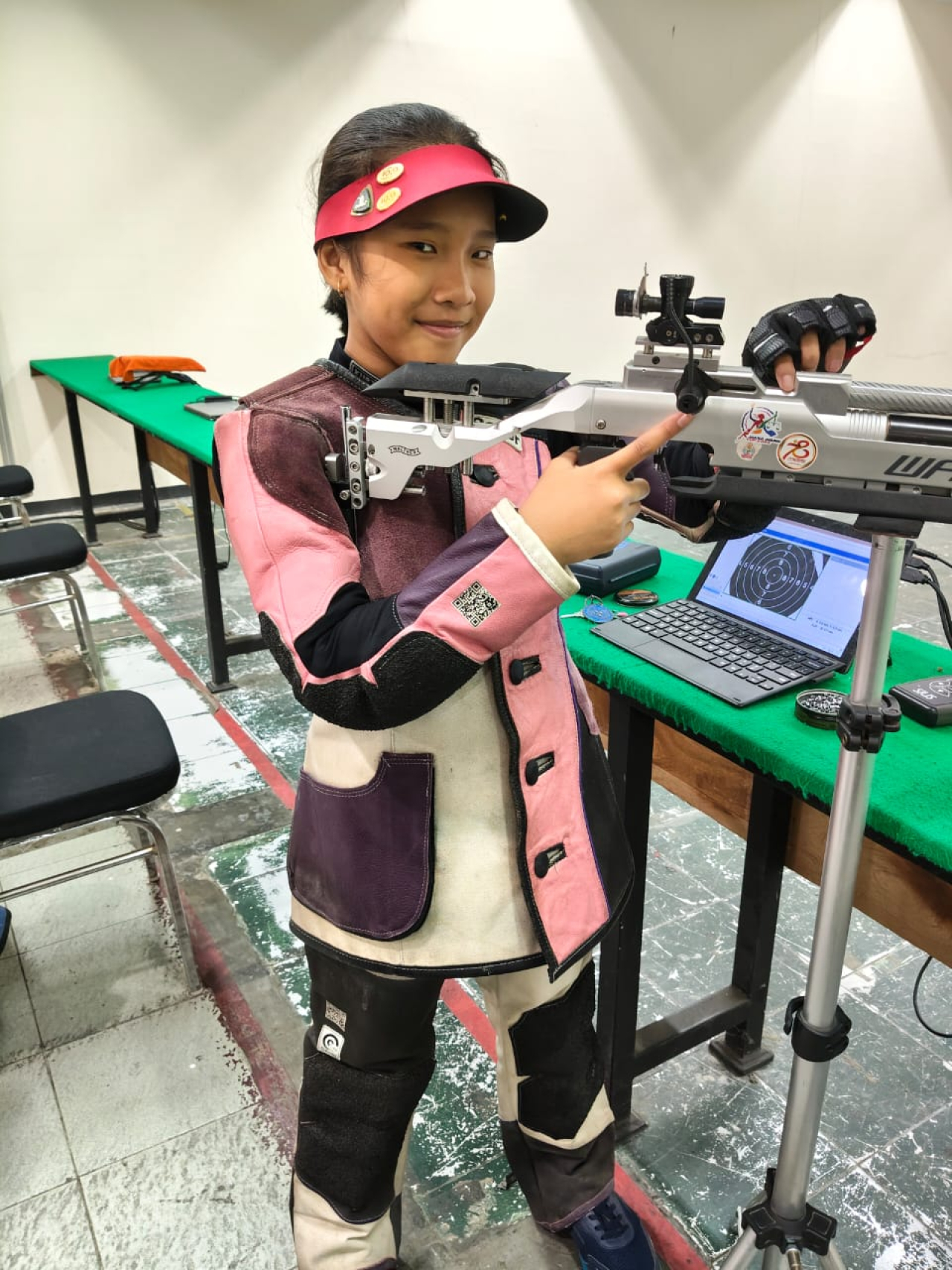 Debut Gemilang! Siswi SD Sampang, Fidelya Shafa, Langsung Ukir Prestasi di Kejurnas Menembak Jawa Tengah