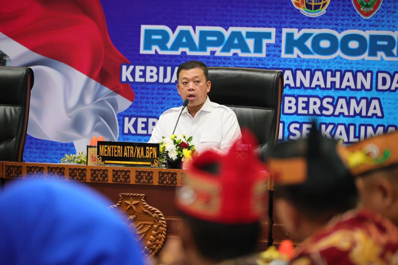 Cegah Tumpang Tindih, Menteri Nusron Imbau Pemda Kalteng Percepat Pemutakhiran Ratusan Ribu Sertipikat Tanah Lama