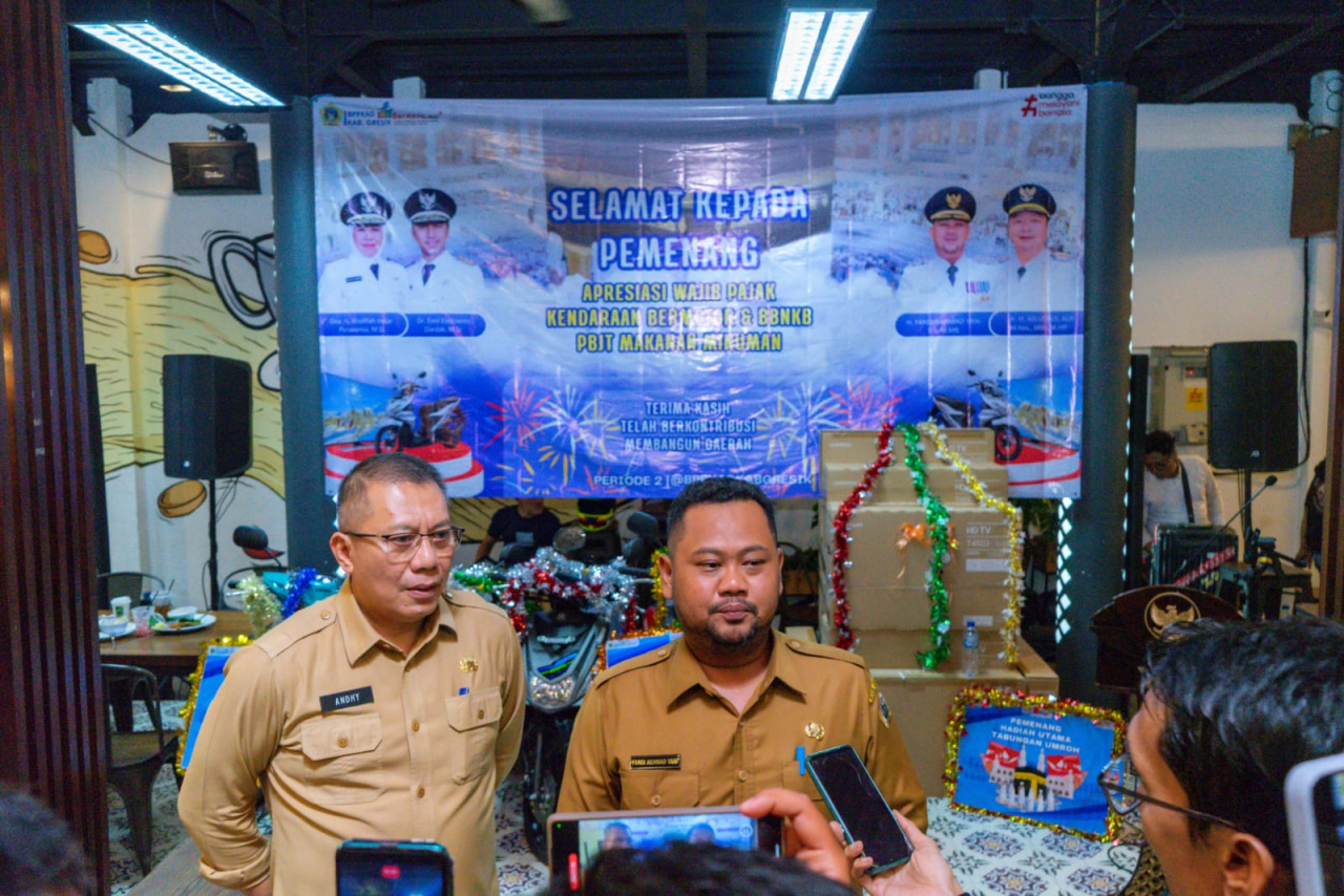 Pemkab Gresik Apresiasi Wajib Pajak, Sediakan Hadiah TV hingga Paket Umrah
