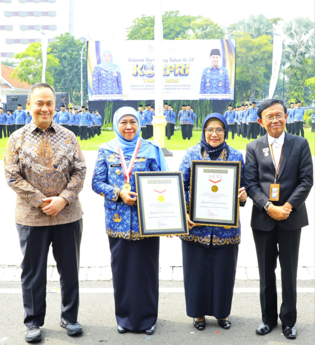 Pemetaan Talenta PNS dan CPNS Jatim Cetak Rekor MURI