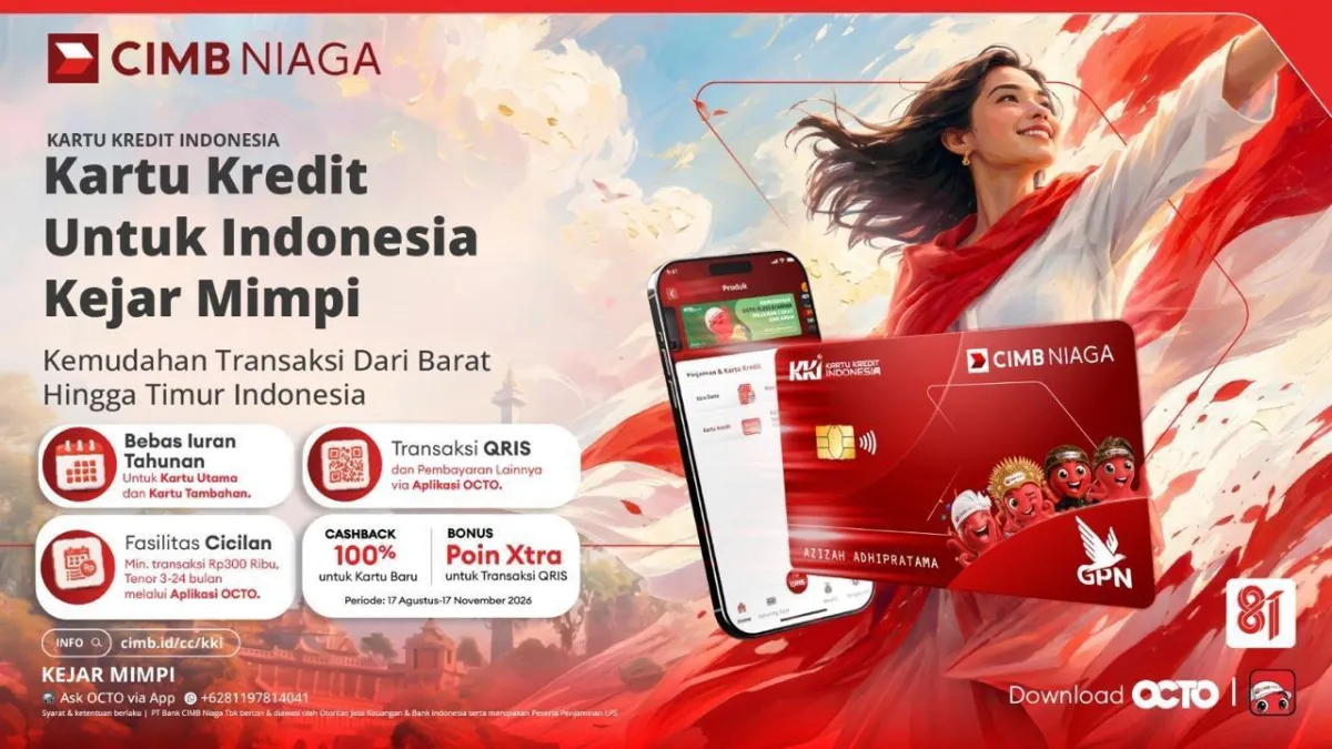 CIMB Niaga Luncurkan Kartu Kredit Indonesia Ritel untuk Dukung Ekosistem Pembayaran Nasional