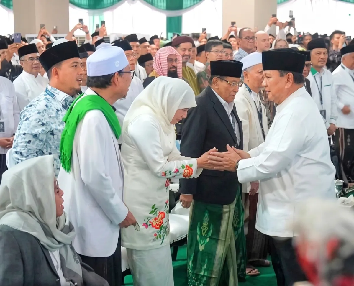 Presiden Prabowo Buka Muktamar ke-35 NU di Jombang, Gubernur Khofifah Berharap Jadi Momentum Perkuat Soliditas