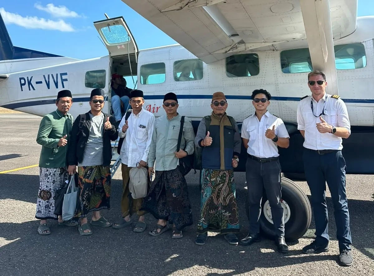 Pelayaran Terganggu Cuaca, Warga Bawean Rela Bayar Rp600 Ribu Naik Pesawat ke Muktamar NU di Jombang