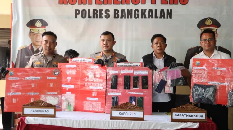 20 Kasus Narkoba Berhasil Diungkap Polres Bangkalan Dalam Sebulan