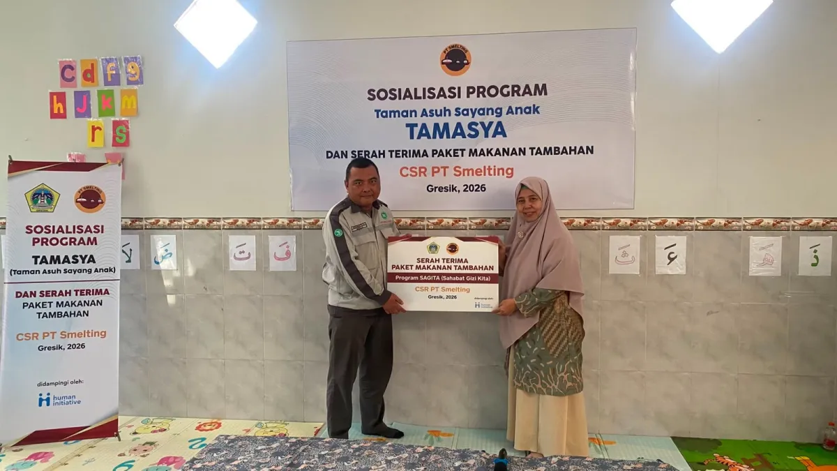 SAGITA, Strategi PT Smelting Berantas Stunting di Gresik