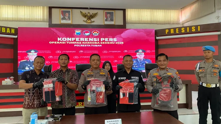 Operasi Tumpas Narkoba Polresta Tuban Berhasil Ungkap 4 Kasus