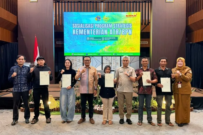 Komisi II DPR RI  Dukung Program PTSL di Kabupaten Malang