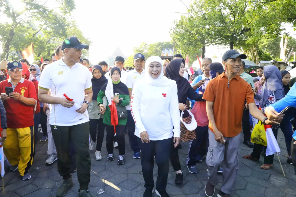 Peringatan HAORNAS ke-43, Gubernur Khofifah Ajak Warga Jatim Jadikan Olahraga sebagai Budaya Hidup