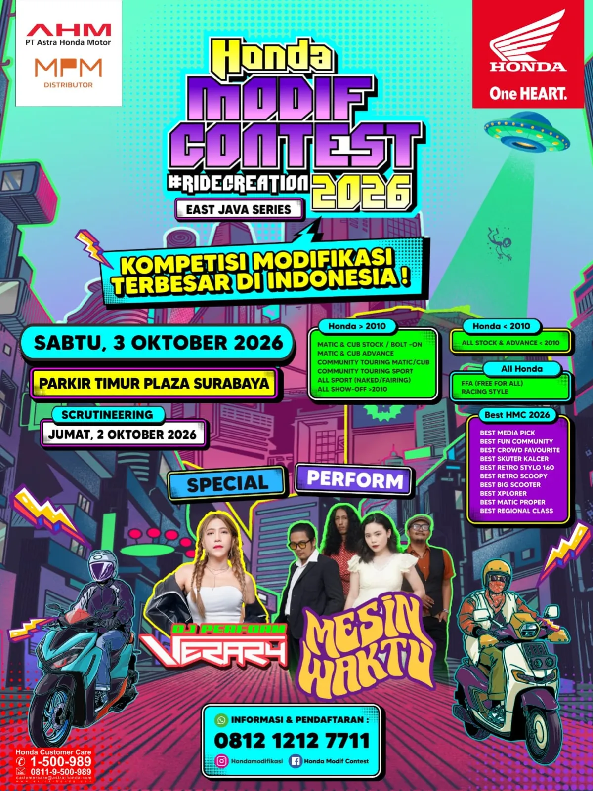 Honda Modif Contest 2026 Menyapa Surabaya: Wadah Kreativitas Modifikator dan Komunitas Honda Jawa Timur
